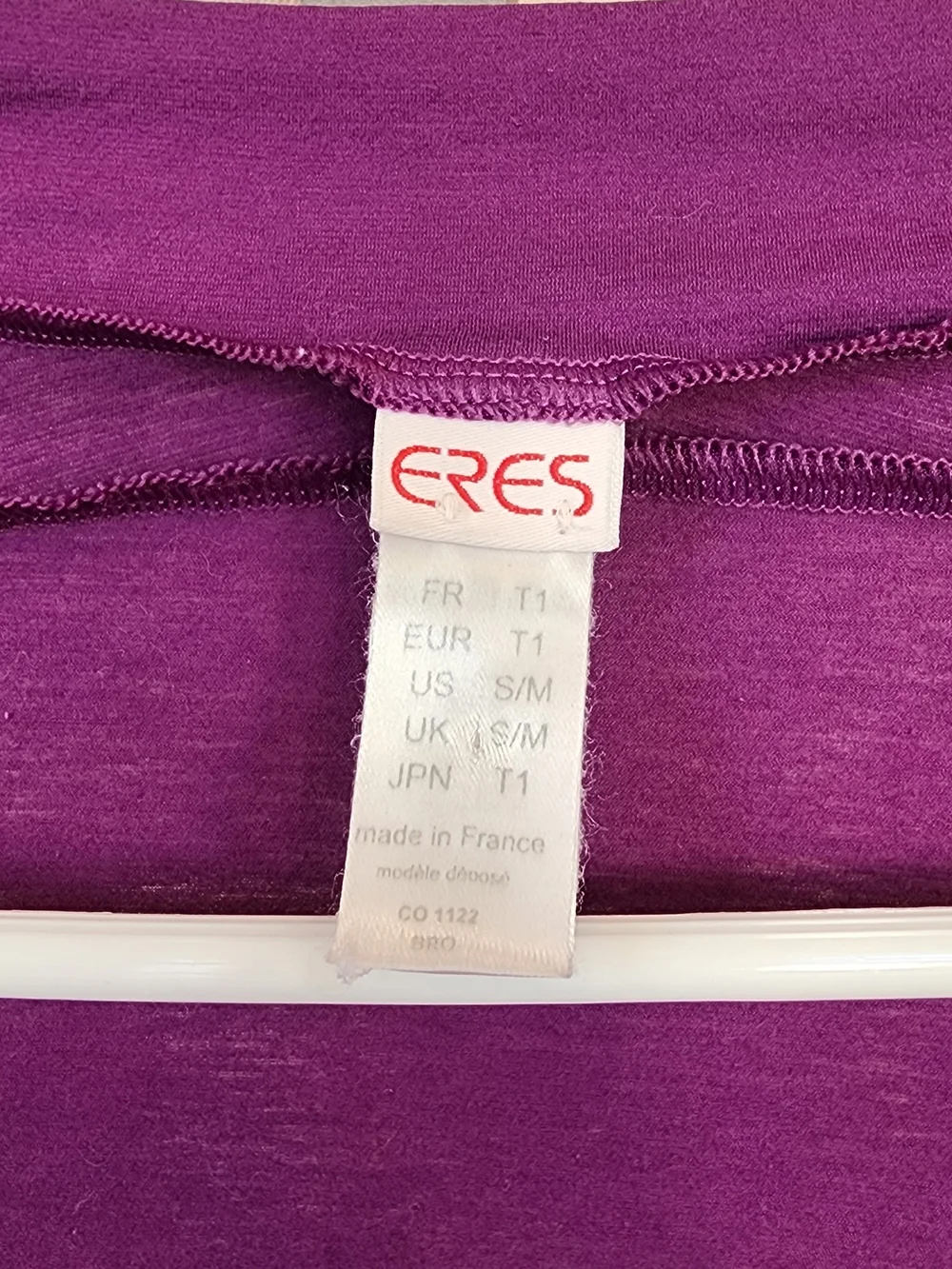 Eres Beach Tunic Swim Coverup Renee in Purple Size S/M